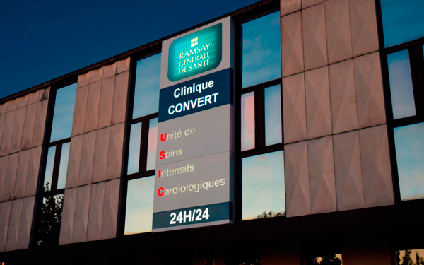 Image de l'USIC de la Maison du Cœur et des Vaisseaux et de la clinique Convert à Bourg-en-Bresse